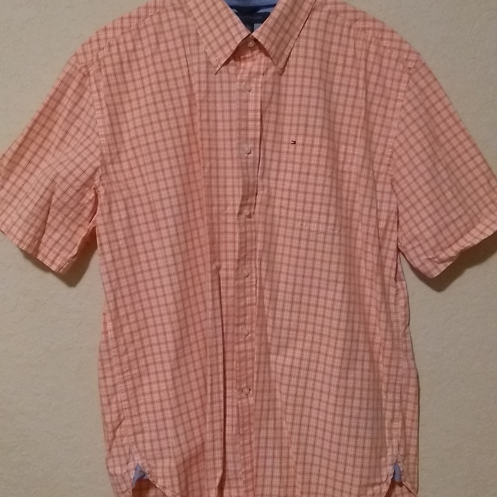 Tommy hilfiger men's button up shirt